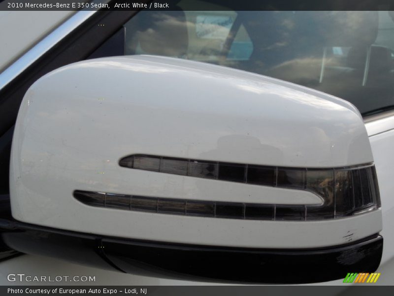 Arctic White / Black 2010 Mercedes-Benz E 350 Sedan