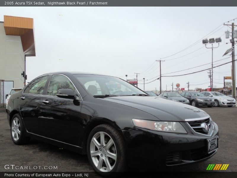 Nighthawk Black Pearl / Parchment 2005 Acura TSX Sedan