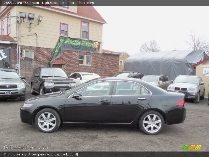 Nighthawk Black Pearl / Parchment 2005 Acura TSX Sedan