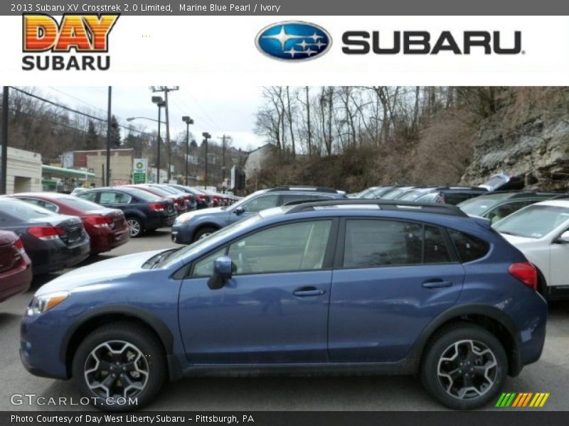 Marine Blue Pearl / Ivory 2013 Subaru XV Crosstrek 2.0 Limited