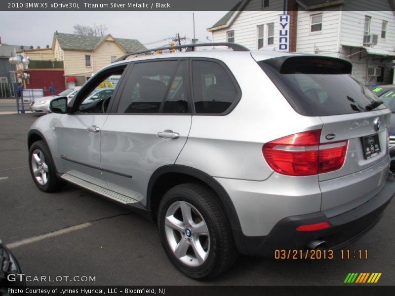 Titanium Silver Metallic / Black 2010 BMW X5 xDrive30i