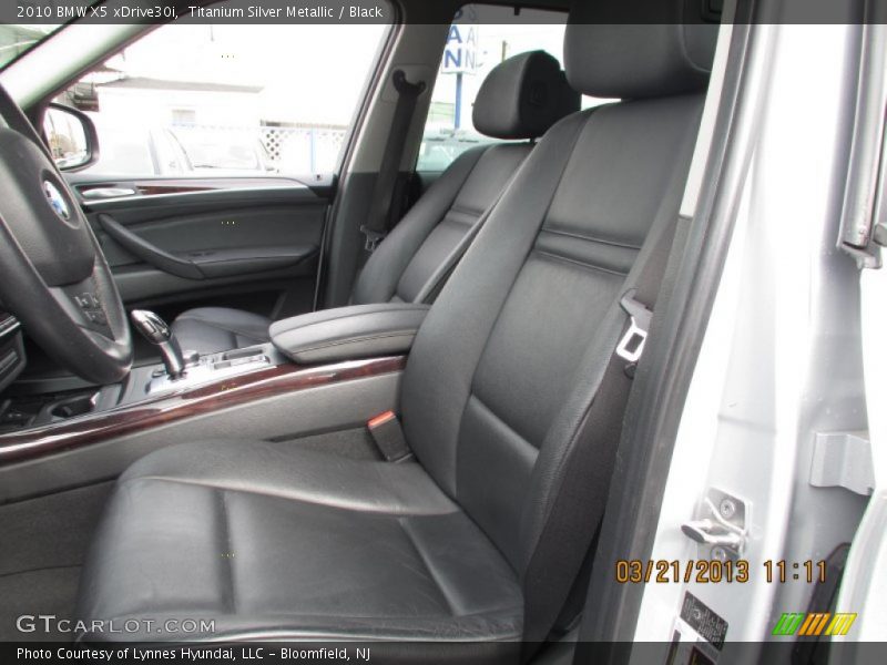 Titanium Silver Metallic / Black 2010 BMW X5 xDrive30i