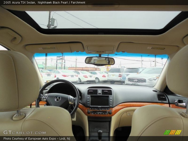 Nighthawk Black Pearl / Parchment 2005 Acura TSX Sedan