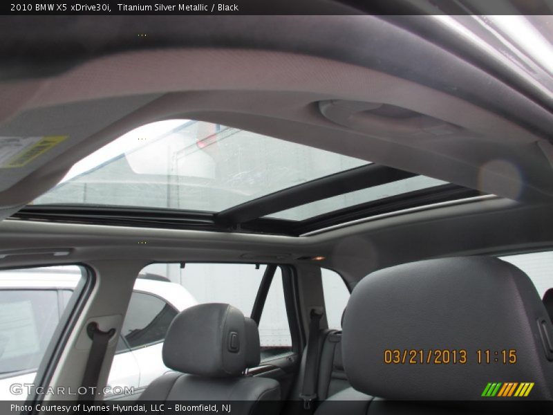 Titanium Silver Metallic / Black 2010 BMW X5 xDrive30i