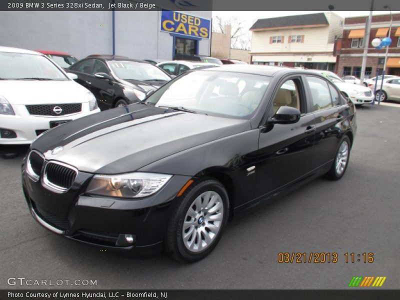 Jet Black / Beige 2009 BMW 3 Series 328xi Sedan
