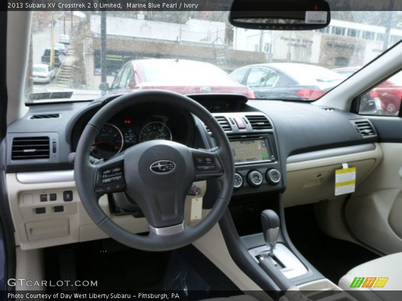 Dashboard of 2013 XV Crosstrek 2.0 Limited