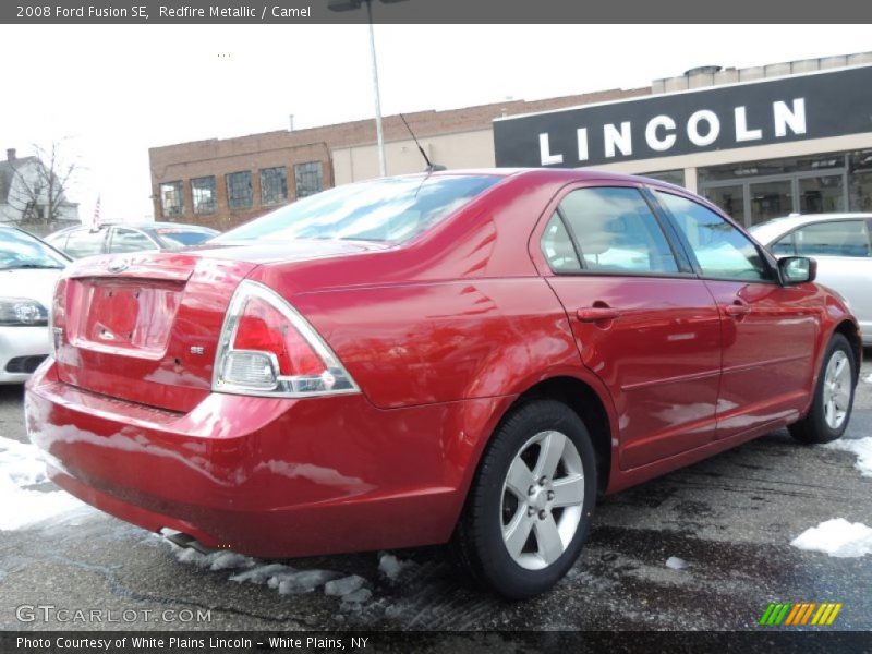 Redfire Metallic / Camel 2008 Ford Fusion SE