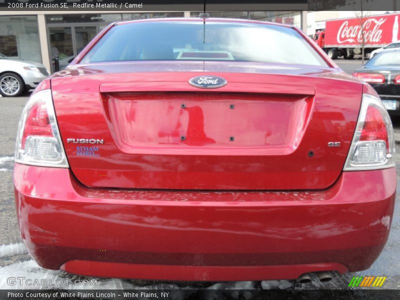 Redfire Metallic / Camel 2008 Ford Fusion SE