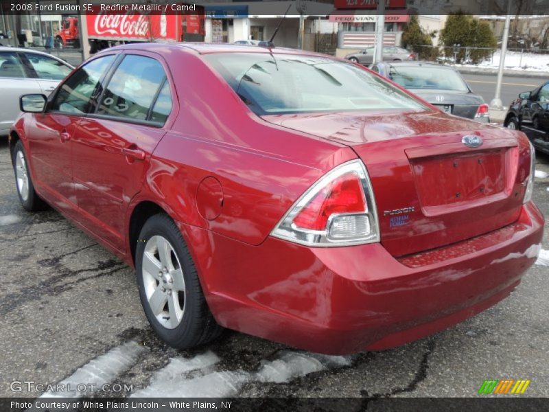 Redfire Metallic / Camel 2008 Ford Fusion SE