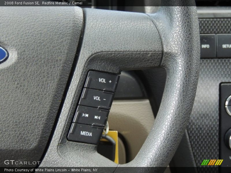 Redfire Metallic / Camel 2008 Ford Fusion SE