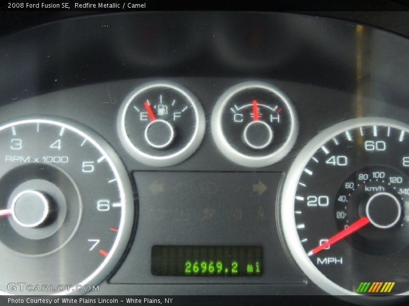 Redfire Metallic / Camel 2008 Ford Fusion SE