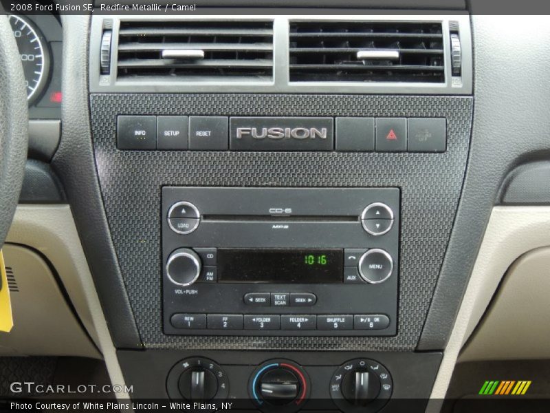 Controls of 2008 Fusion SE