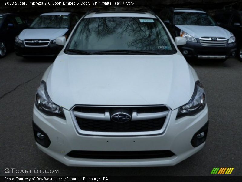 Satin White Pearl / Ivory 2013 Subaru Impreza 2.0i Sport Limited 5 Door