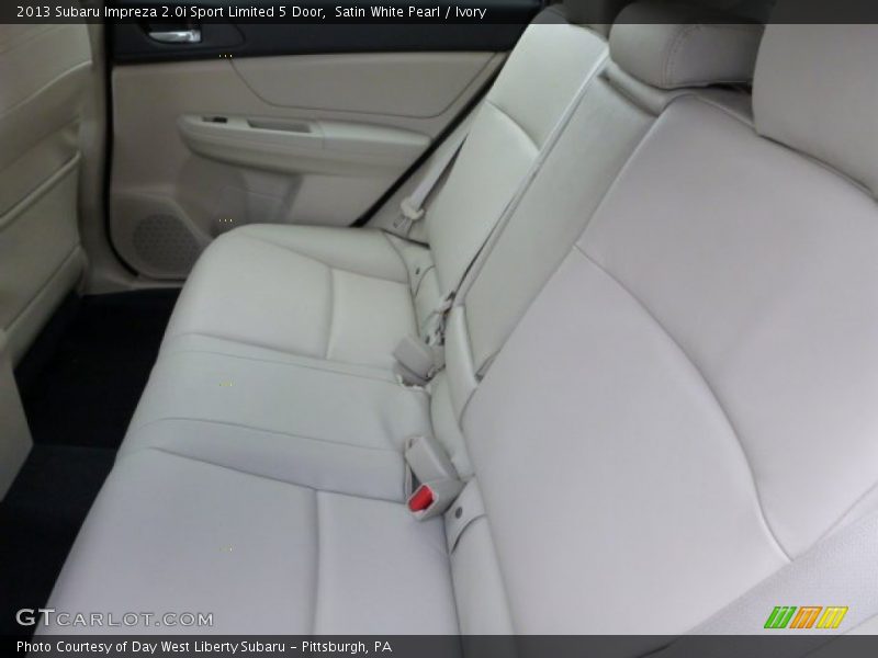 Rear Seat of 2013 Impreza 2.0i Sport Limited 5 Door