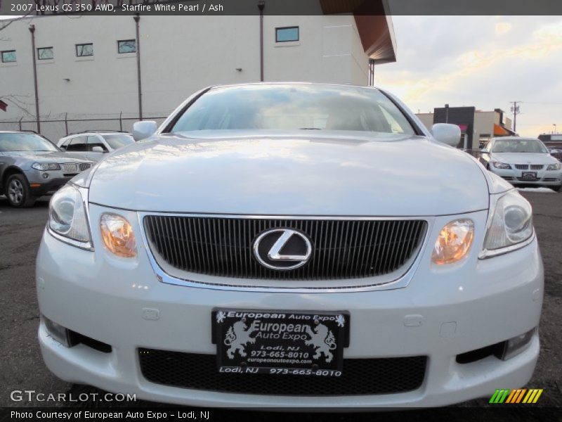 Starfire White Pearl / Ash 2007 Lexus GS 350 AWD