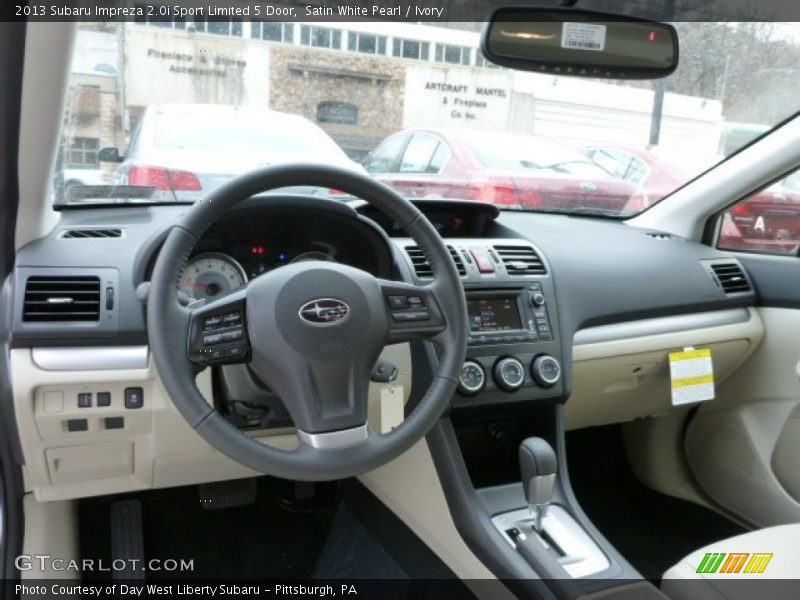 Dashboard of 2013 Impreza 2.0i Sport Limited 5 Door