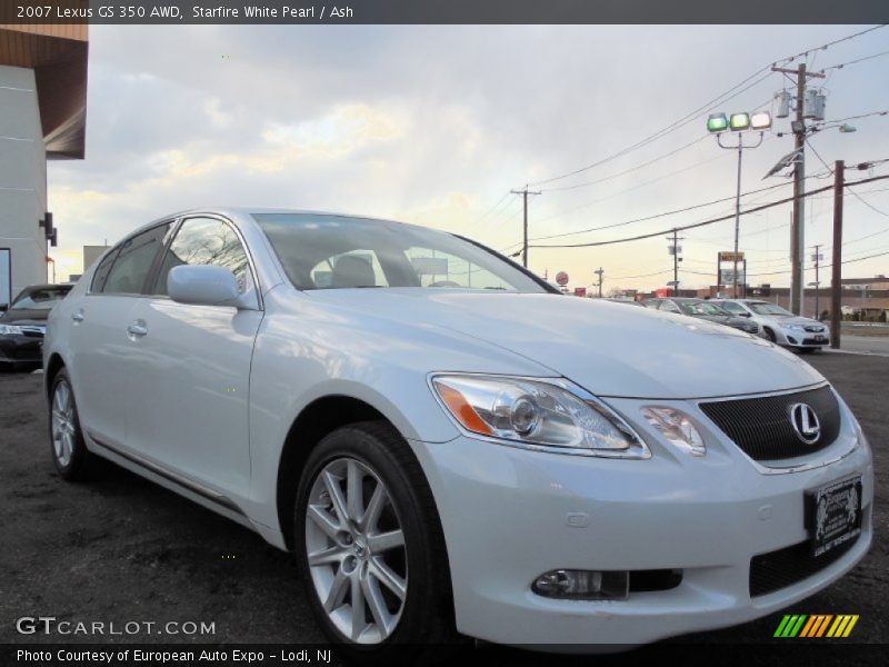 Starfire White Pearl / Ash 2007 Lexus GS 350 AWD