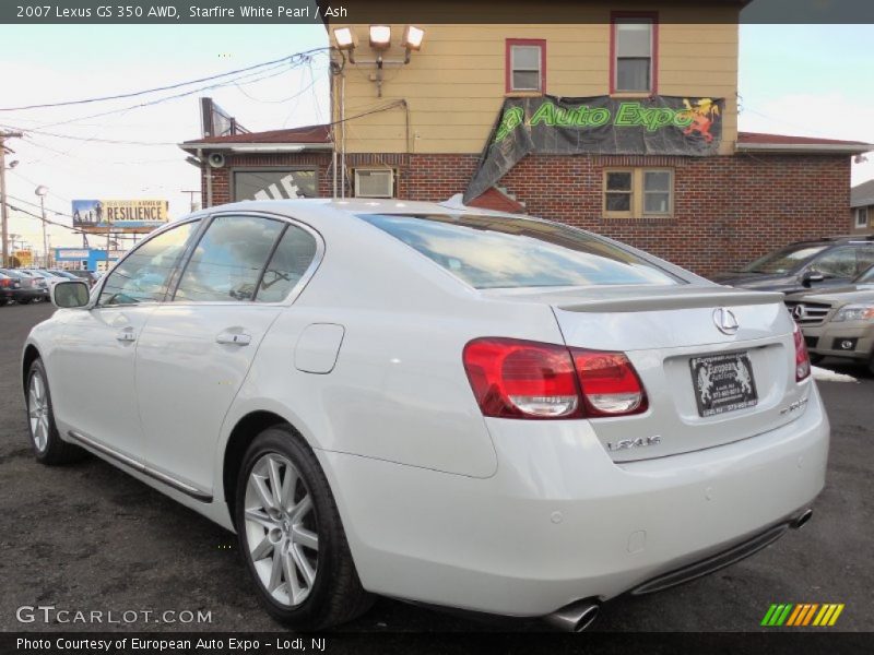 Starfire White Pearl / Ash 2007 Lexus GS 350 AWD
