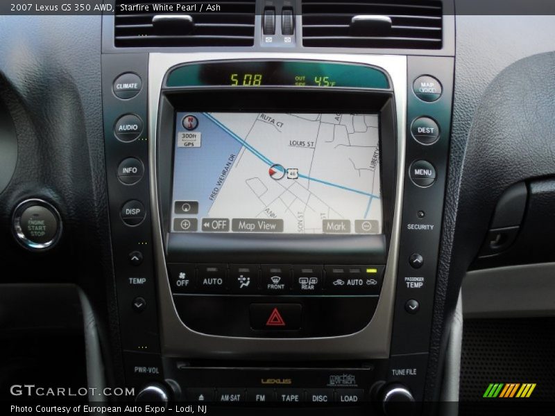 Navigation of 2007 GS 350 AWD