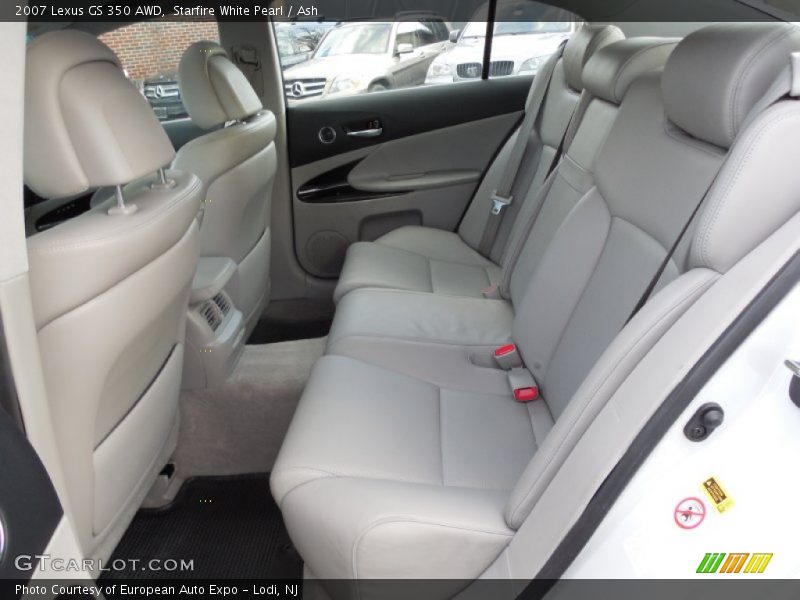 Rear Seat of 2007 GS 350 AWD
