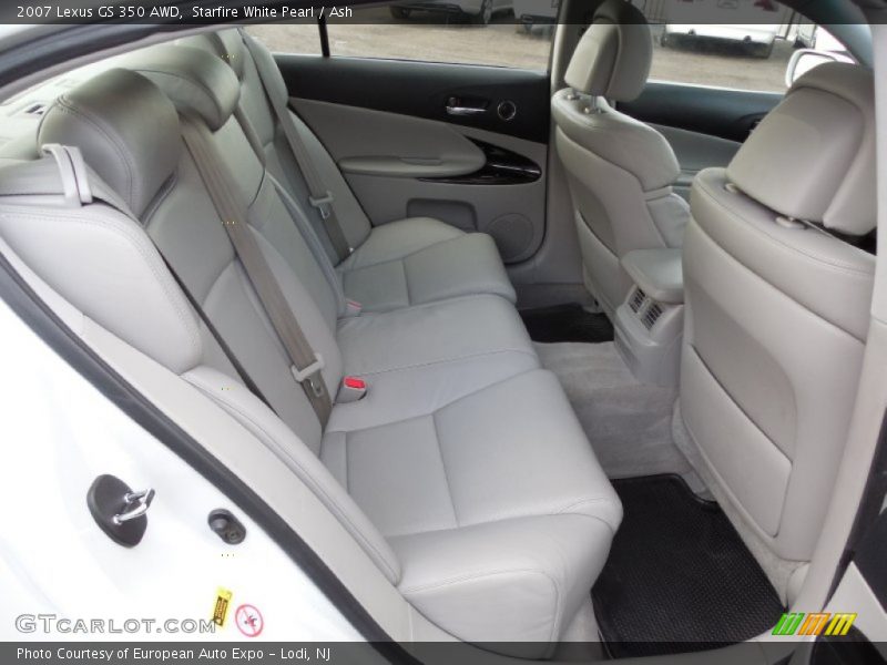 Rear Seat of 2007 GS 350 AWD