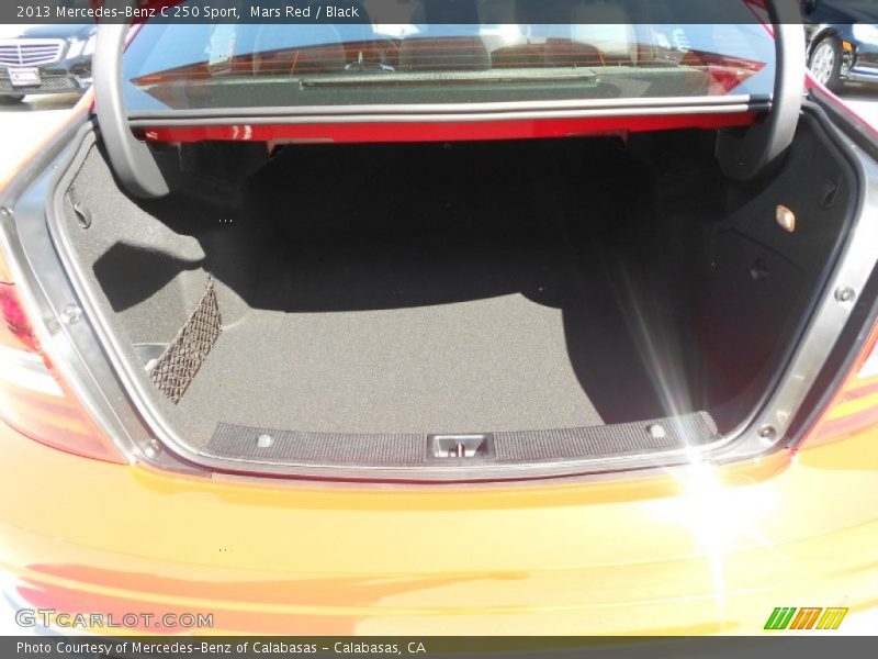 Mars Red / Black 2013 Mercedes-Benz C 250 Sport