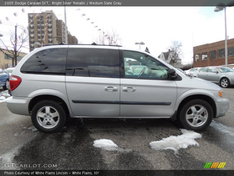 Bright Silver Metallic / Medium Slate Gray 2005 Dodge Caravan SXT