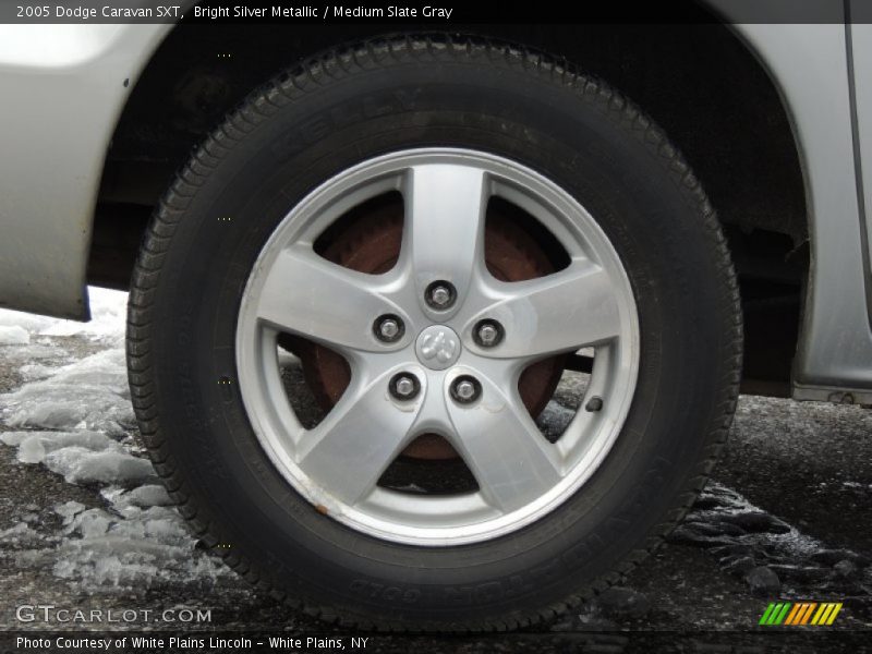 Bright Silver Metallic / Medium Slate Gray 2005 Dodge Caravan SXT
