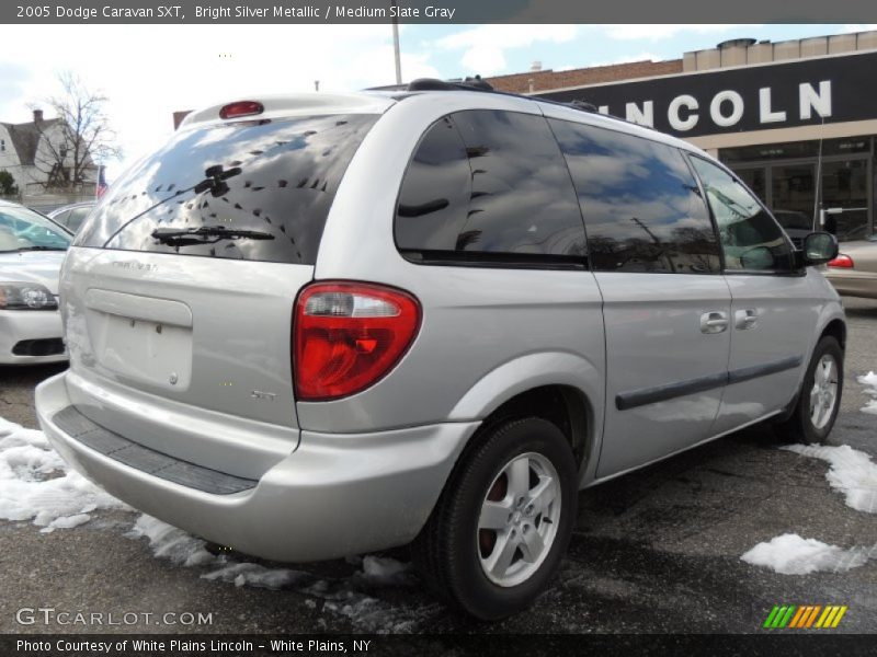 Bright Silver Metallic / Medium Slate Gray 2005 Dodge Caravan SXT