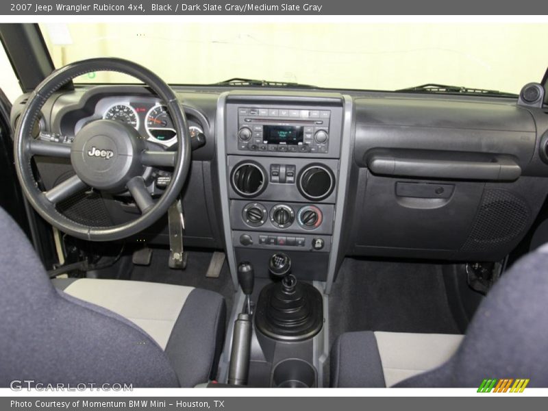 Black / Dark Slate Gray/Medium Slate Gray 2007 Jeep Wrangler Rubicon 4x4