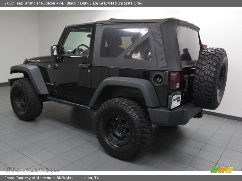 Black / Dark Slate Gray/Medium Slate Gray 2007 Jeep Wrangler Rubicon 4x4