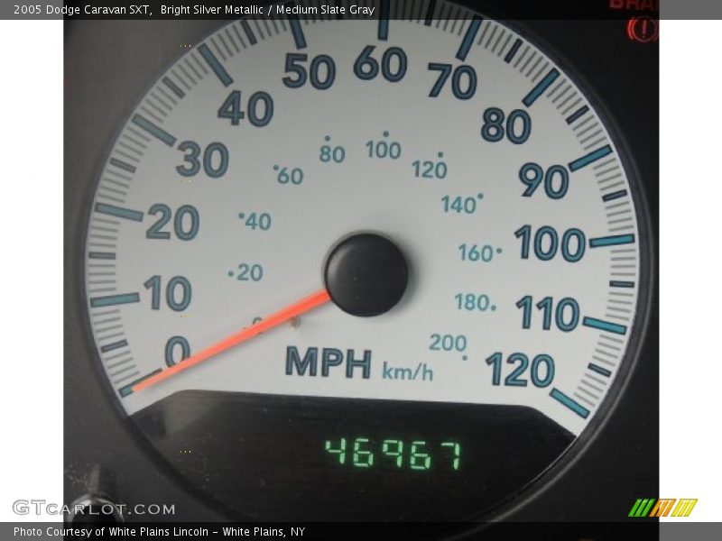 Bright Silver Metallic / Medium Slate Gray 2005 Dodge Caravan SXT