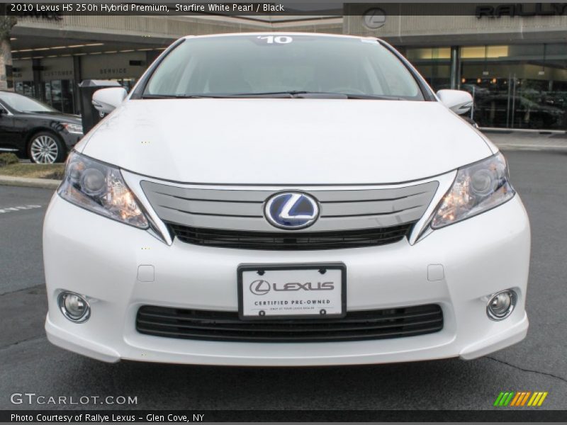 Starfire White Pearl / Black 2010 Lexus HS 250h Hybrid Premium