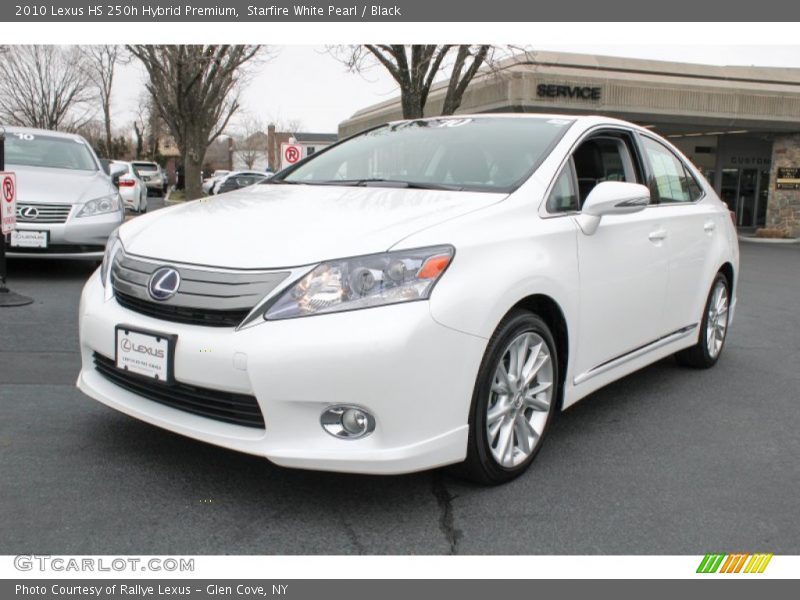 Starfire White Pearl / Black 2010 Lexus HS 250h Hybrid Premium