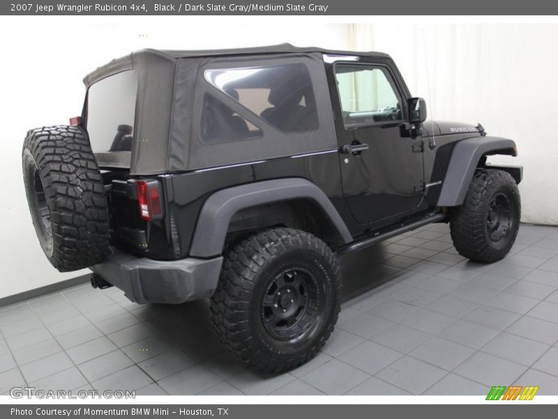 Black / Dark Slate Gray/Medium Slate Gray 2007 Jeep Wrangler Rubicon 4x4