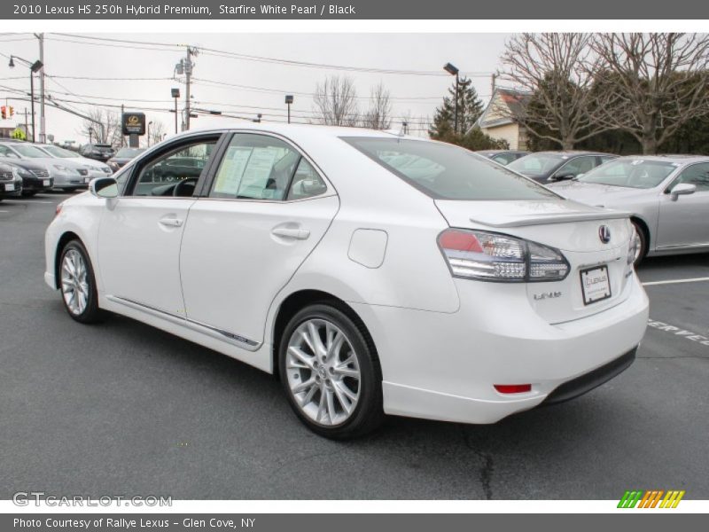 Starfire White Pearl / Black 2010 Lexus HS 250h Hybrid Premium