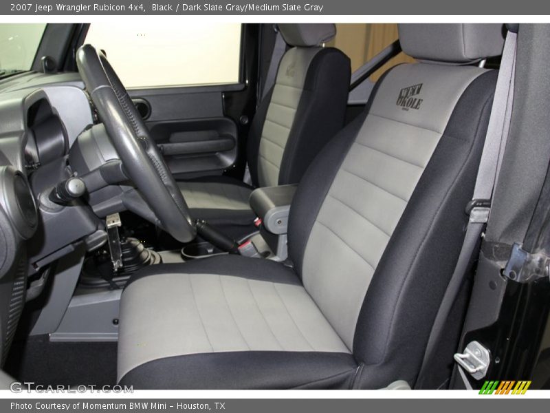 Black / Dark Slate Gray/Medium Slate Gray 2007 Jeep Wrangler Rubicon 4x4