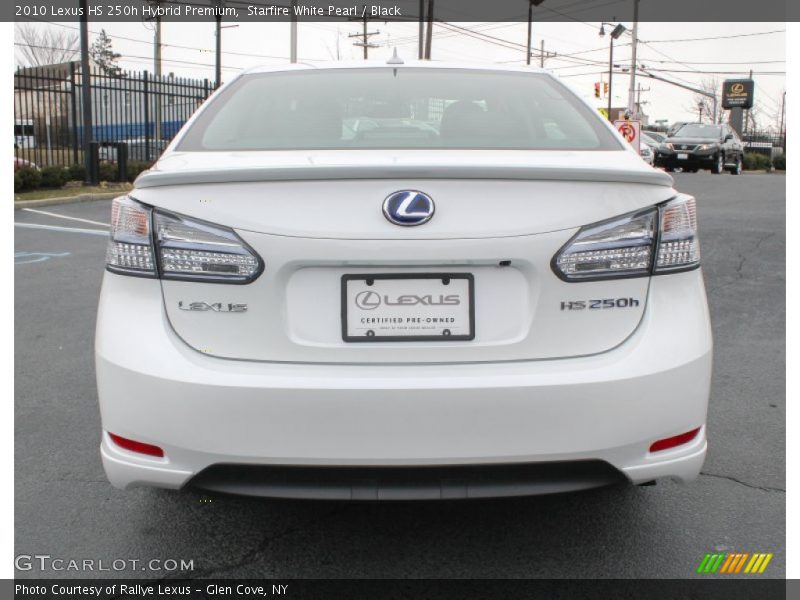 Starfire White Pearl / Black 2010 Lexus HS 250h Hybrid Premium