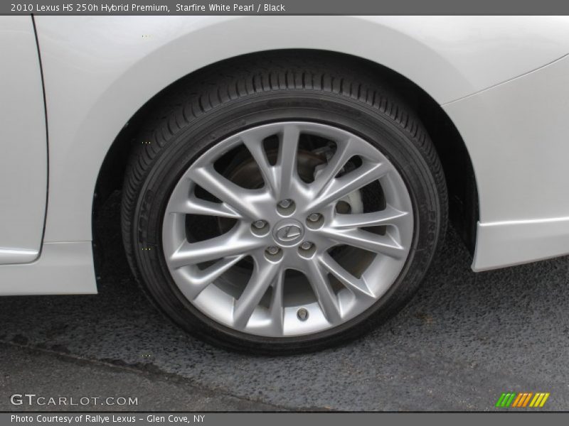 Starfire White Pearl / Black 2010 Lexus HS 250h Hybrid Premium