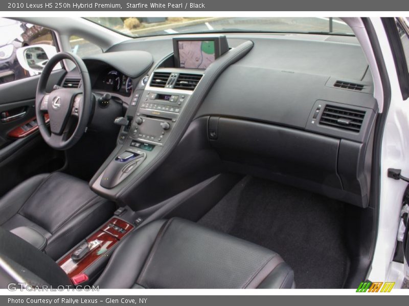 Starfire White Pearl / Black 2010 Lexus HS 250h Hybrid Premium