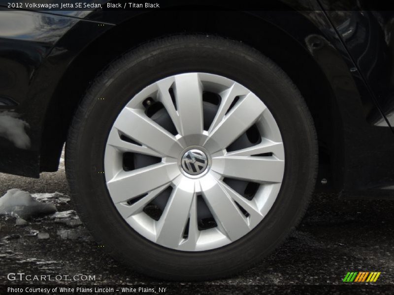 Black / Titan Black 2012 Volkswagen Jetta SE Sedan