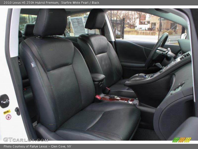 Starfire White Pearl / Black 2010 Lexus HS 250h Hybrid Premium