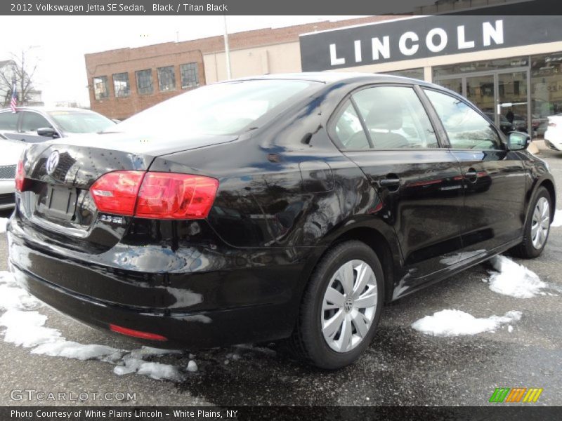 Black / Titan Black 2012 Volkswagen Jetta SE Sedan