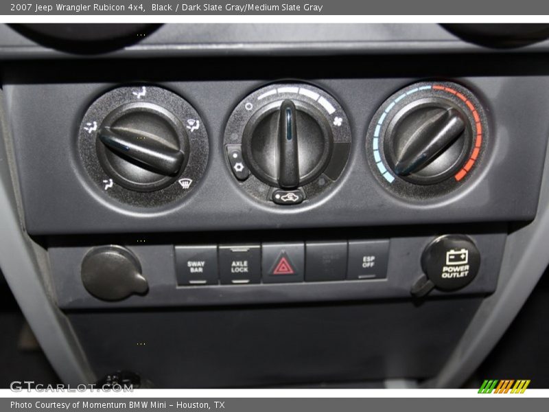 Black / Dark Slate Gray/Medium Slate Gray 2007 Jeep Wrangler Rubicon 4x4