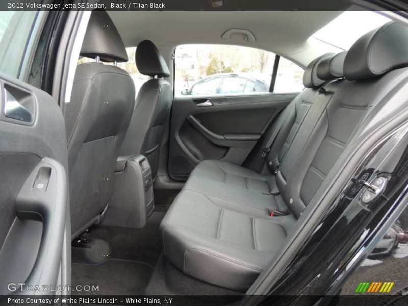 Rear Seat of 2012 Jetta SE Sedan