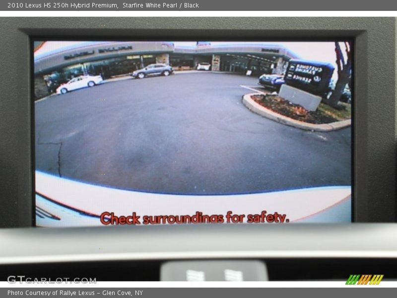 Starfire White Pearl / Black 2010 Lexus HS 250h Hybrid Premium