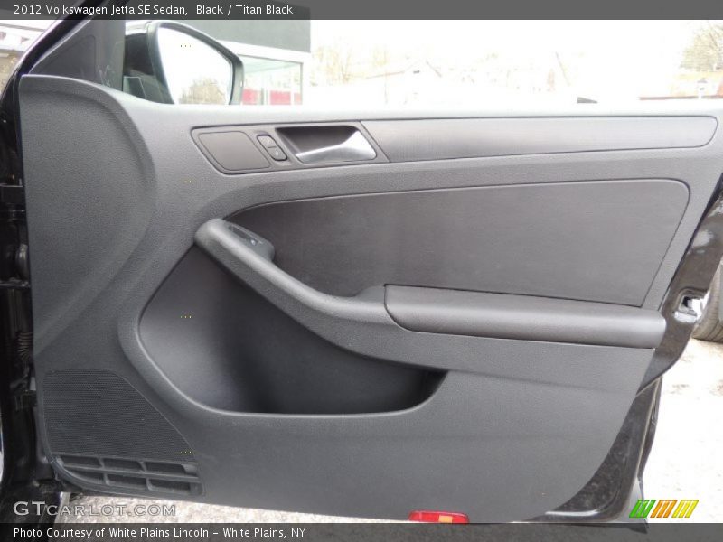 Black / Titan Black 2012 Volkswagen Jetta SE Sedan