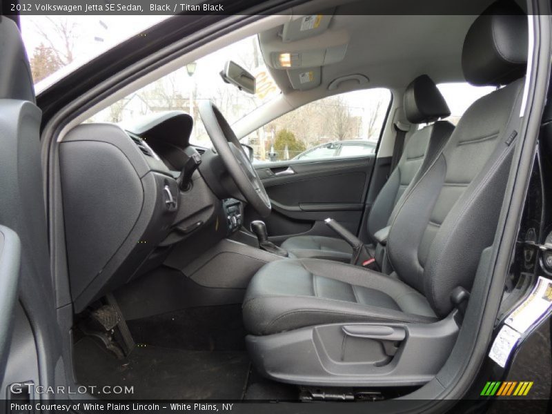 Black / Titan Black 2012 Volkswagen Jetta SE Sedan