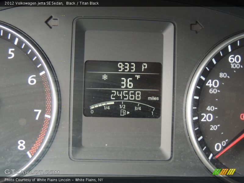 Black / Titan Black 2012 Volkswagen Jetta SE Sedan