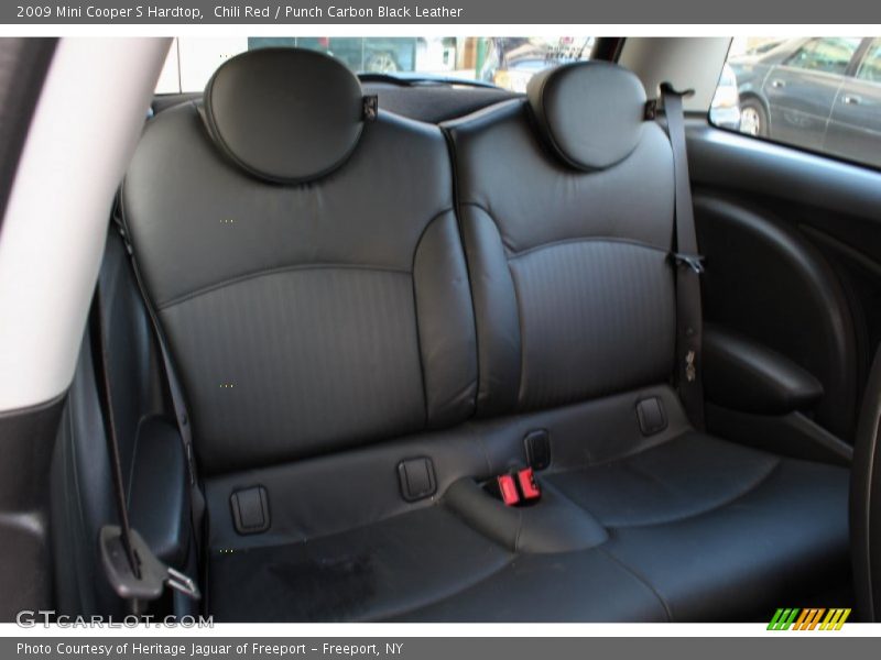 Chili Red / Punch Carbon Black Leather 2009 Mini Cooper S Hardtop